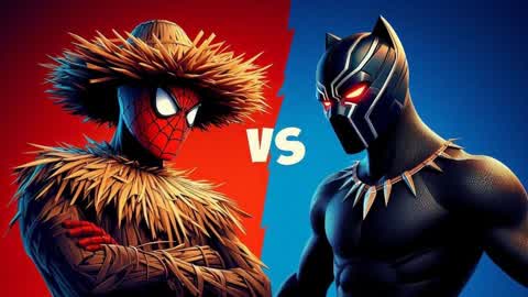 SPIDER MAN VS BLACK PANTER