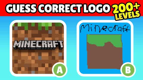 🧱 BLOCK GUESS THE LOGO 🔍 [+200 LEVELS]