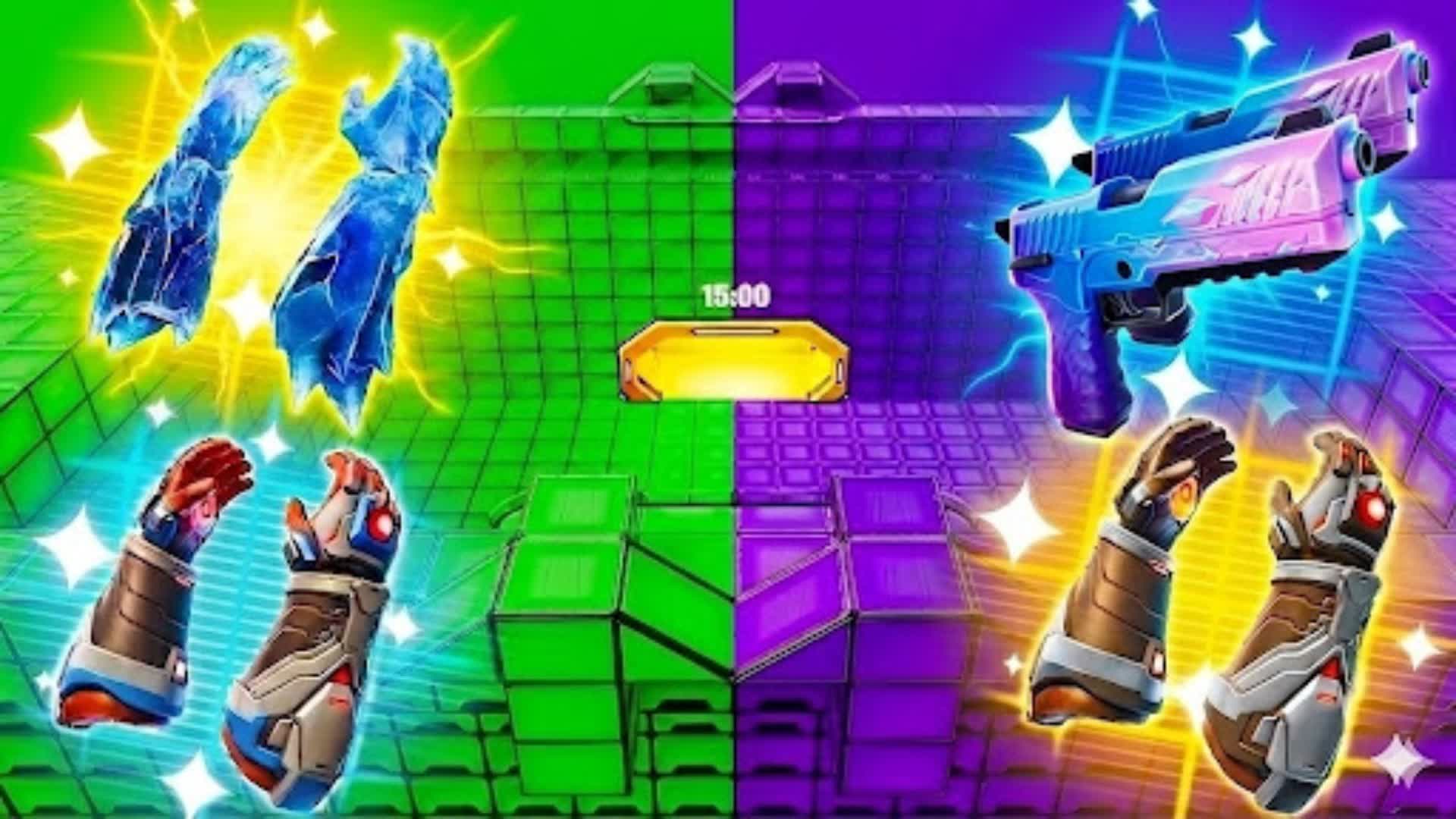 グリーンVSパープル:アルティメット・ショーダウン 💚💜