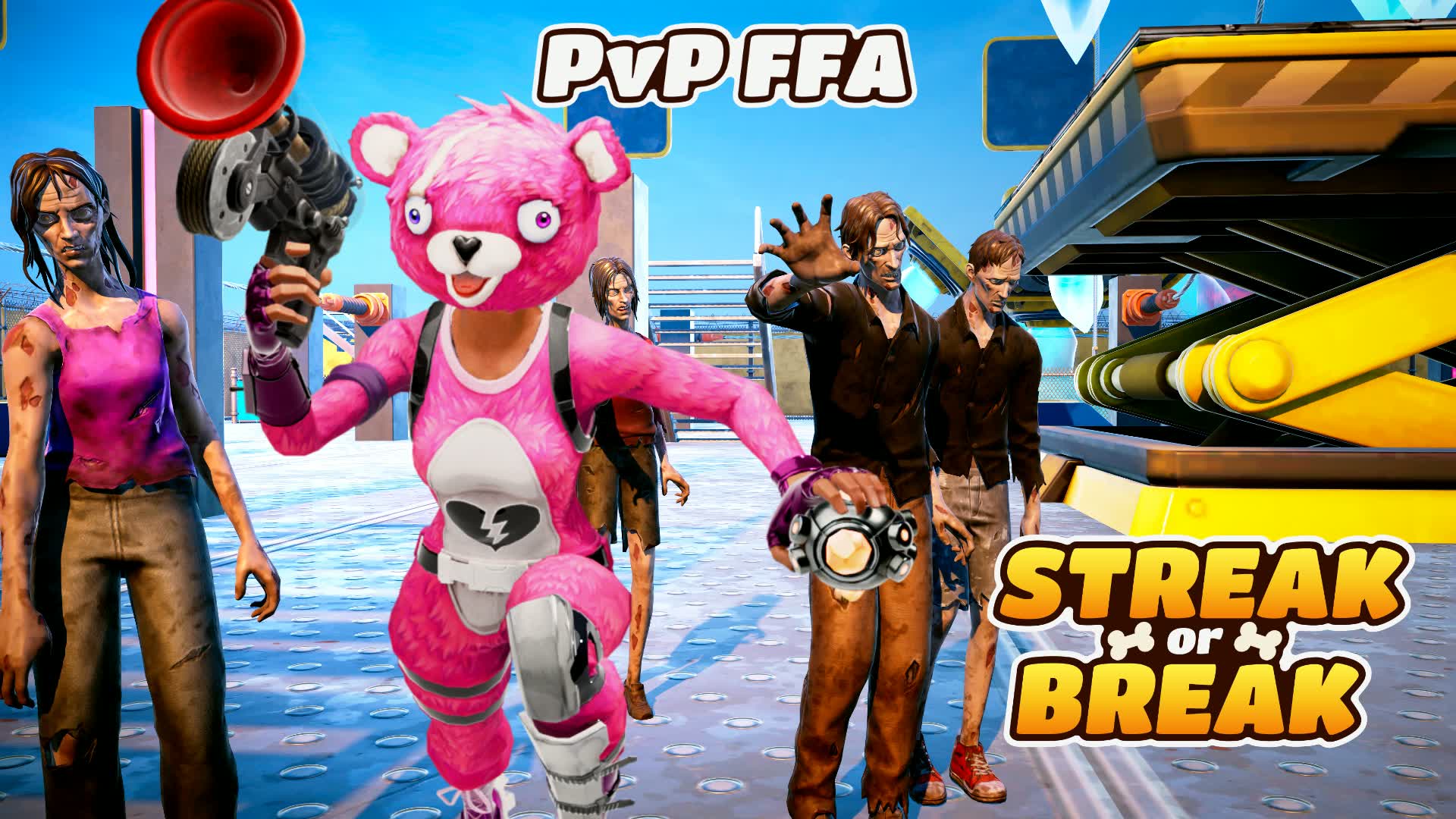 STREAK OR BREAK 🧟 Zero Build FFA