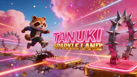 ✨✨Tanuki Sparkle Land ✨✨ Hard Deathrun!