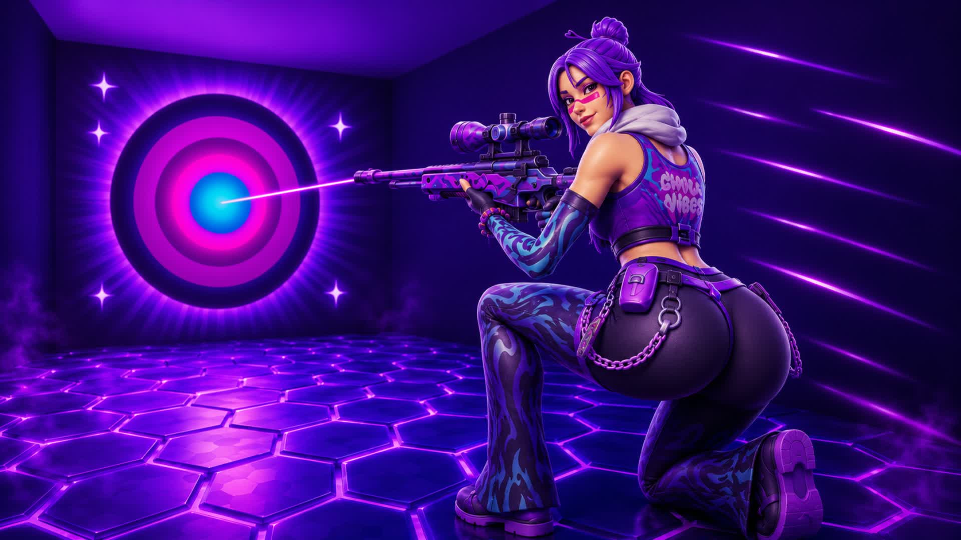 🪷💜 PURPLE FLOWER TRICKSHOT PARKOUR 🪻