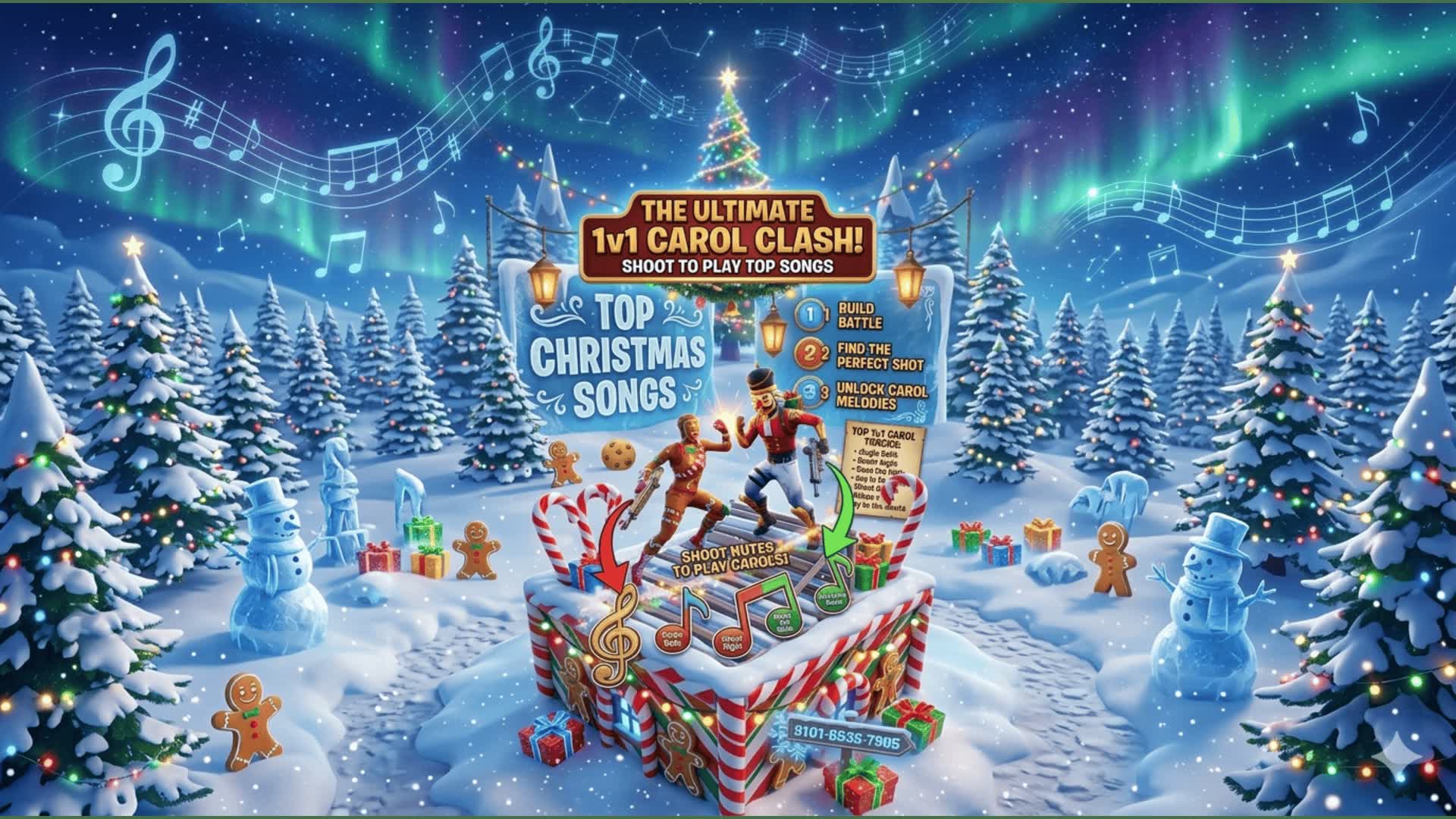 Santa's WINTER 1v1 w/ Christmas Carols