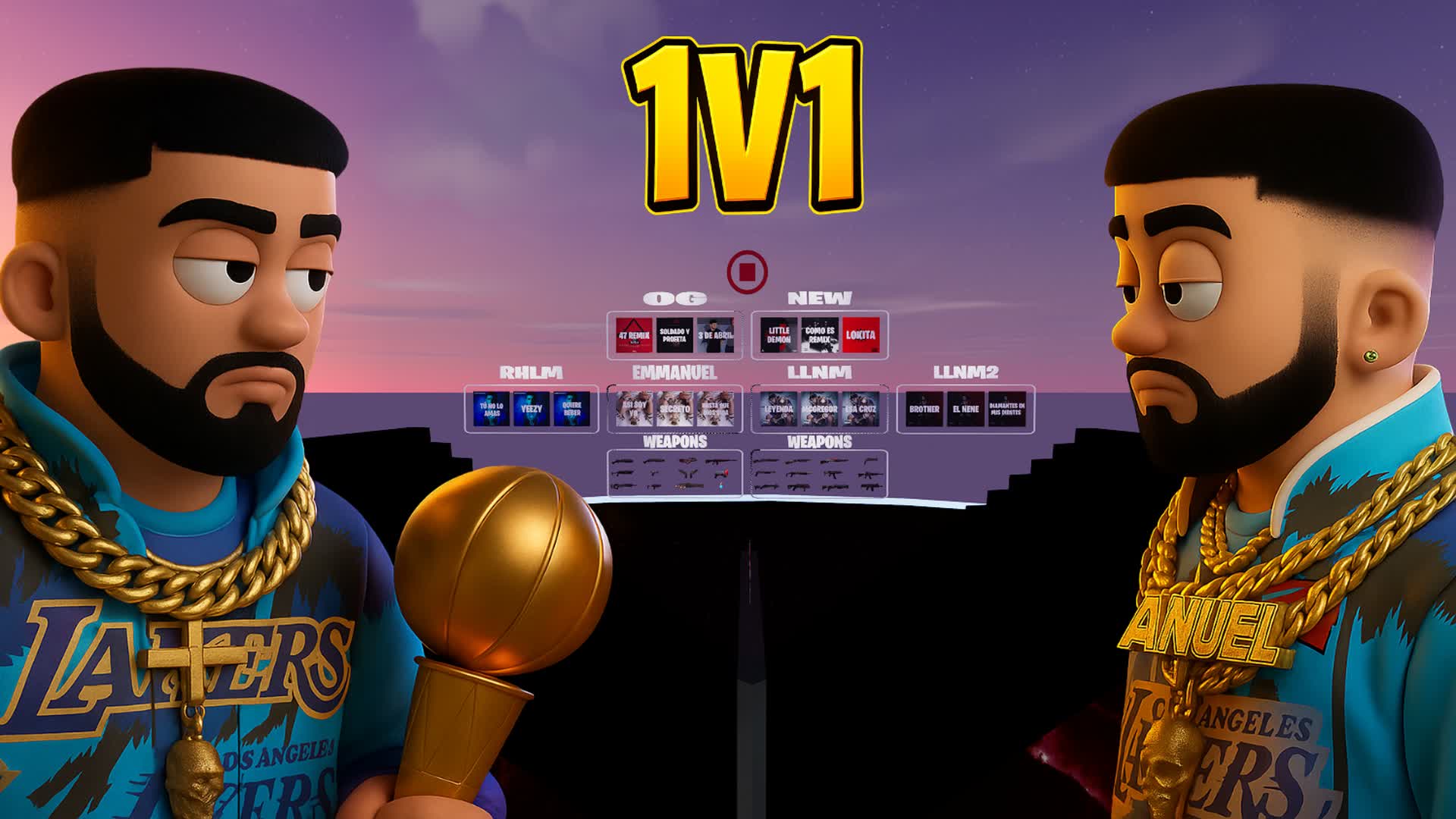 1v1 Anuel [MUSIC]