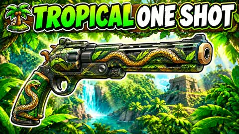 🌴TROPICAL GUN GAME🔫 ONE SHOT  🎯