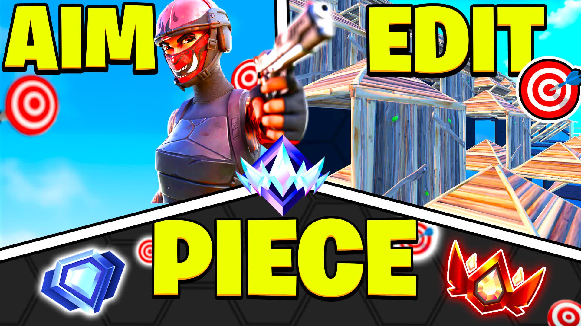 🎯AIM EDIT PIECE PRACTICE [1v1 Practice]