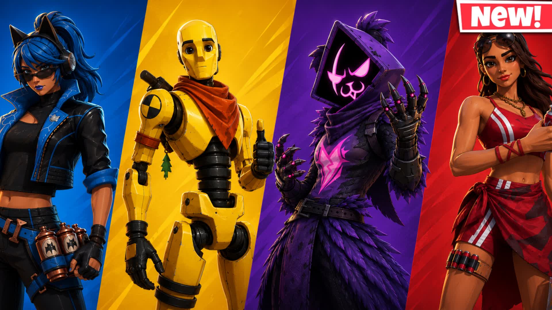 4V4 BLUE VS YELLOW VS PURPLE VS RED