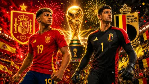 SPAIN VS BELGIUM WORLD CUP FFA