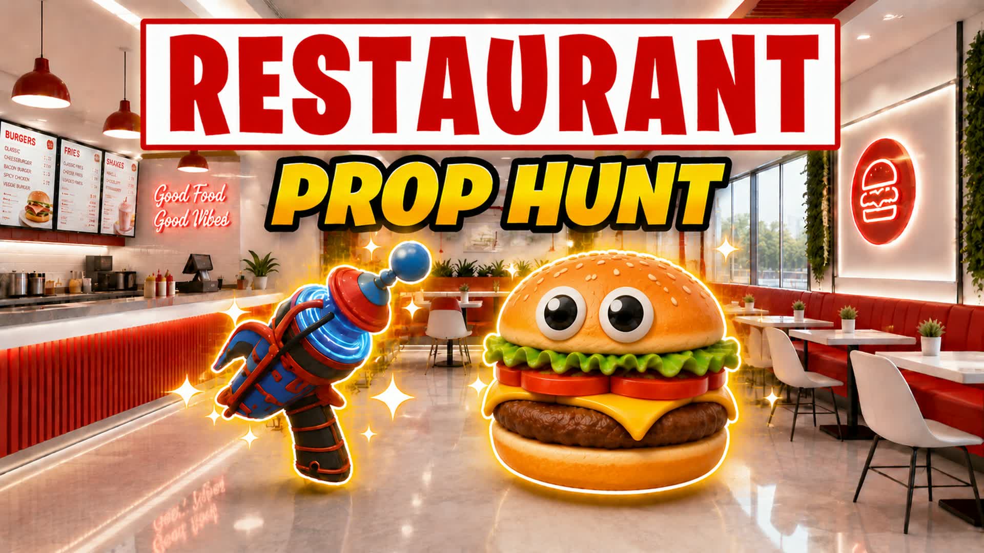 Restaurant Prop Hunt 🍔 Burger