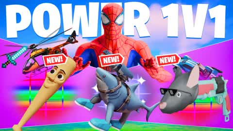 POWER 1V1 - All Weapons & New Secrets