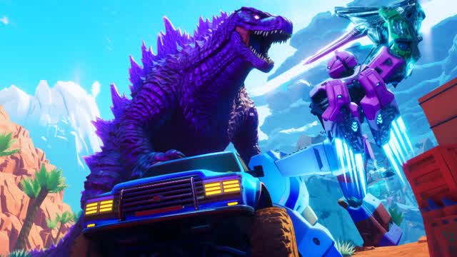 🦖GODZILLA VS MECHA DRIVE🏎️