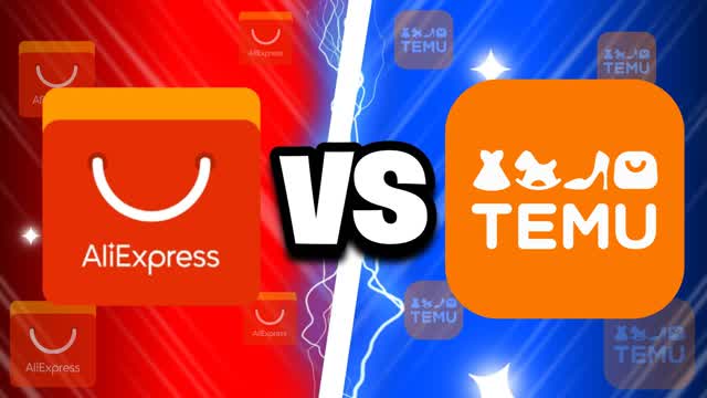 RED VSA BLUE ALIEXPRESS VS TEMU🔴🔵