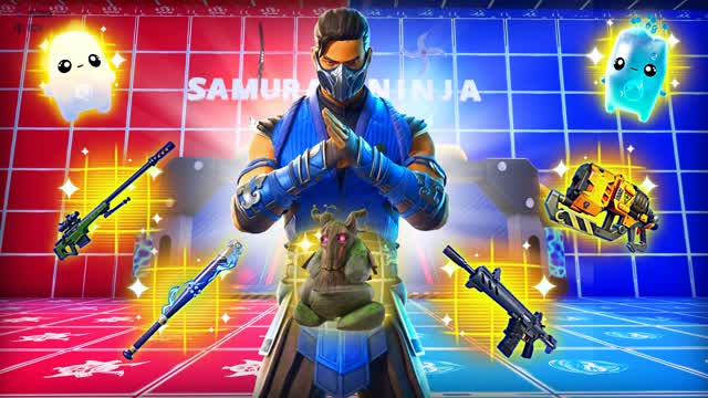 CRAZY RED VS BLUE NINJA SAMURAI 🔵🔴