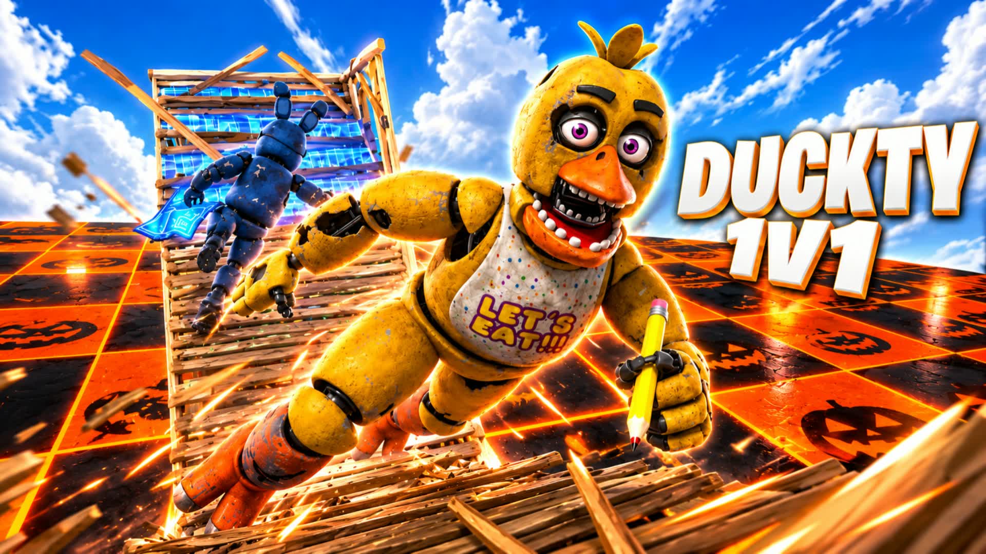 DUCKTY 1v1 Build Fight🎯, Fortnite island 0304-3686-3767 by vj-edgebombe