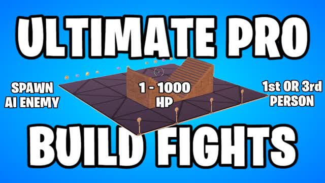 Ultimate PRO 1v1 Build Fights (1-1K HP)