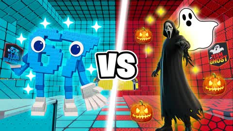 BRAINROT VS GHOST🎃HALOWEEN RED VS BLUE