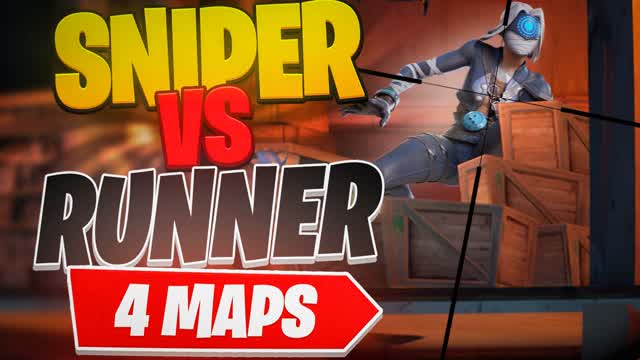 đŻ SNIPER vs RUNNER - 4 MAPS đââïžđš