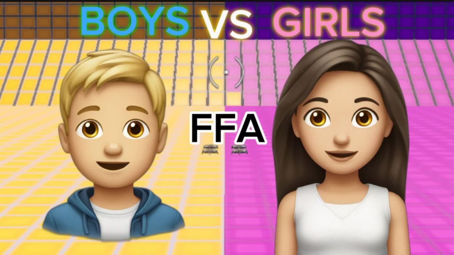 BOYS VS GIRLS👩‍🦰👦 FFA