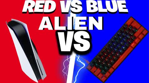🔴RED VS BLUED ALIEN🔵