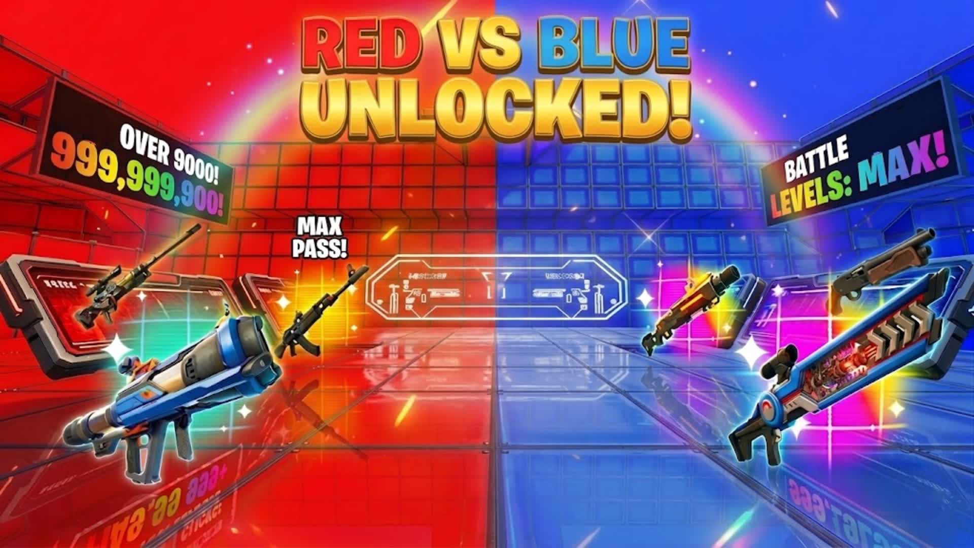 ブルーVSレッド クレイジー 🔴🔵