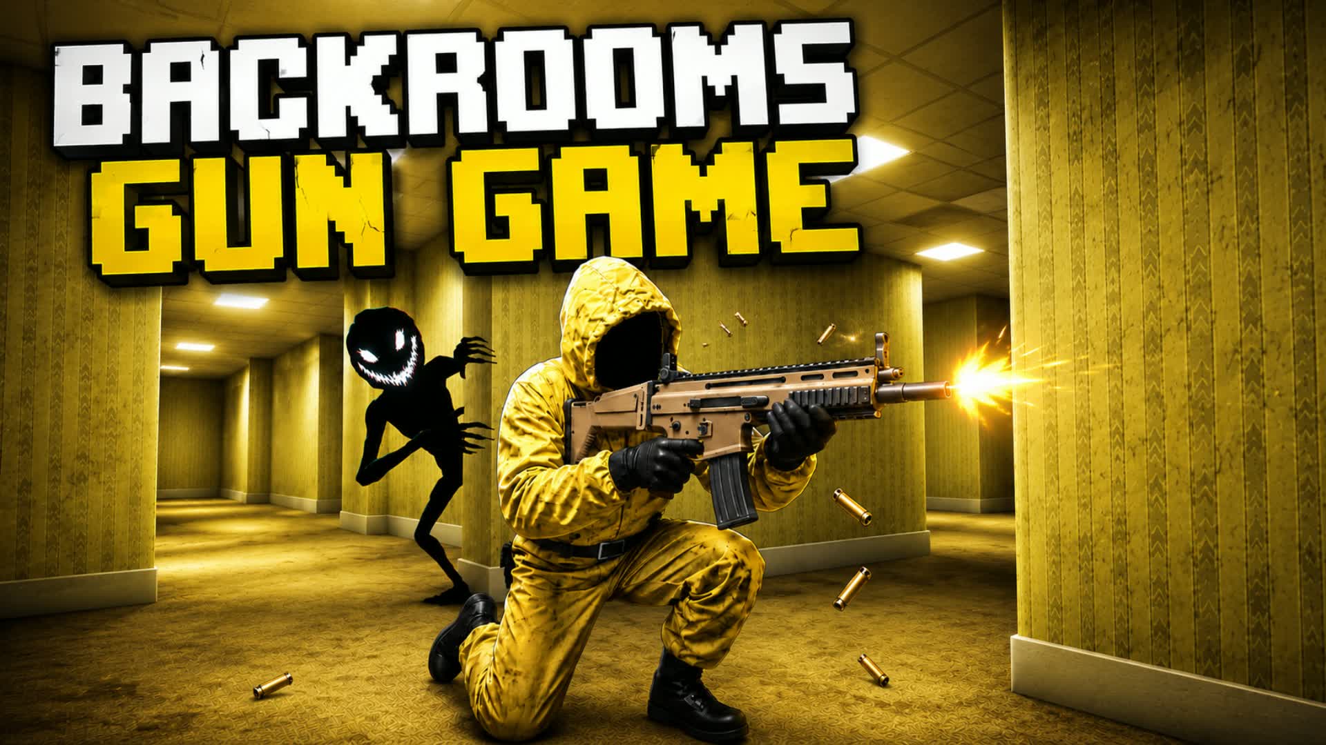 BACKROOMS: JUMPSCARE GUN GAME