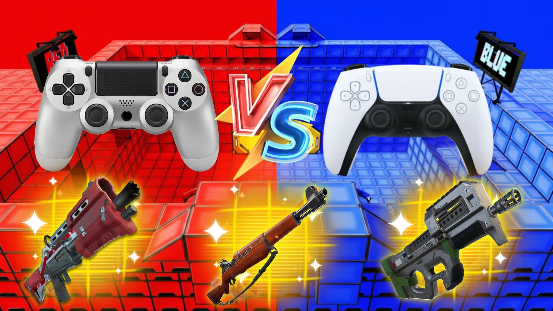 CRAZY PS5 VS PS4 RED VS BLUE 🔴🔵