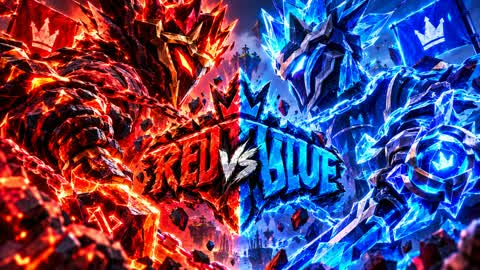 RED VS BLUE HARD FIGHT