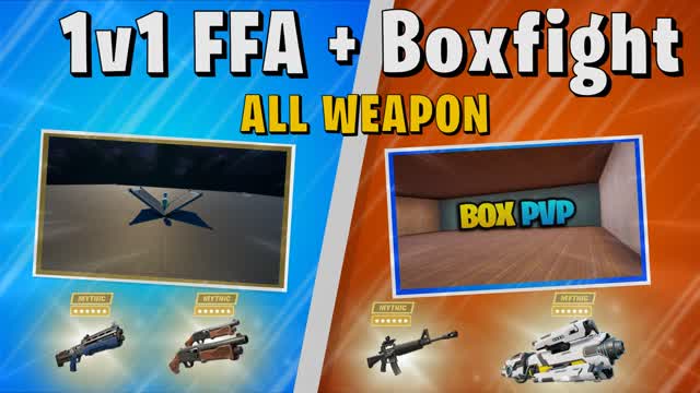 1v1 FFA + BOXFIGHT INFINITY ALL GUN