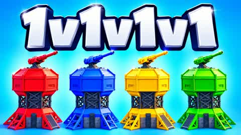 🟡🔴 ULTIMATE 1v1v1v1 🔵🟢