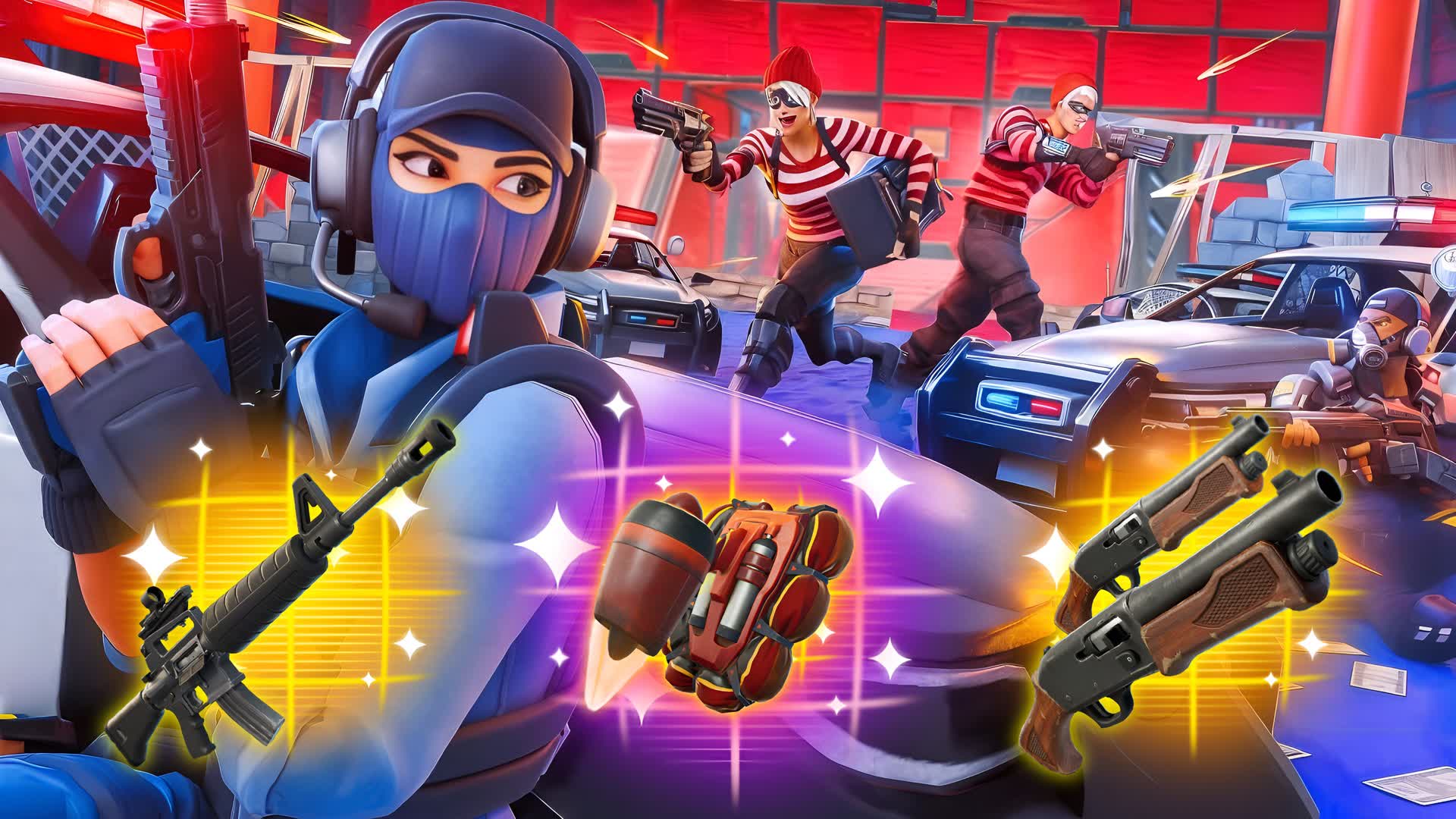 MAFIA VS POLICE 🔴🔵