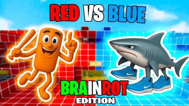 BRAINROT RED VS BLUE 🦈