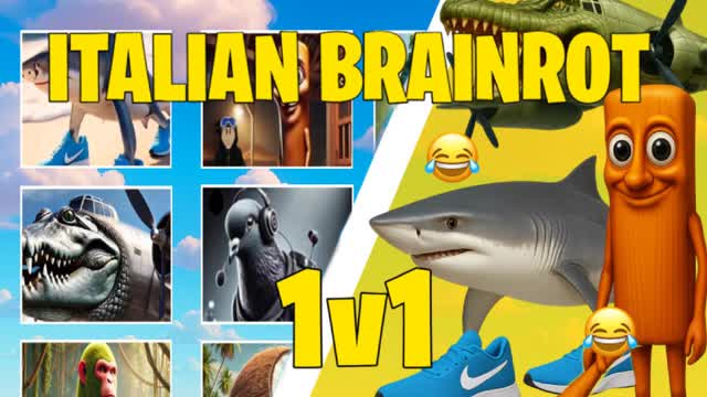 😂 ITALIAN BRAINROT 1v1 🐊
