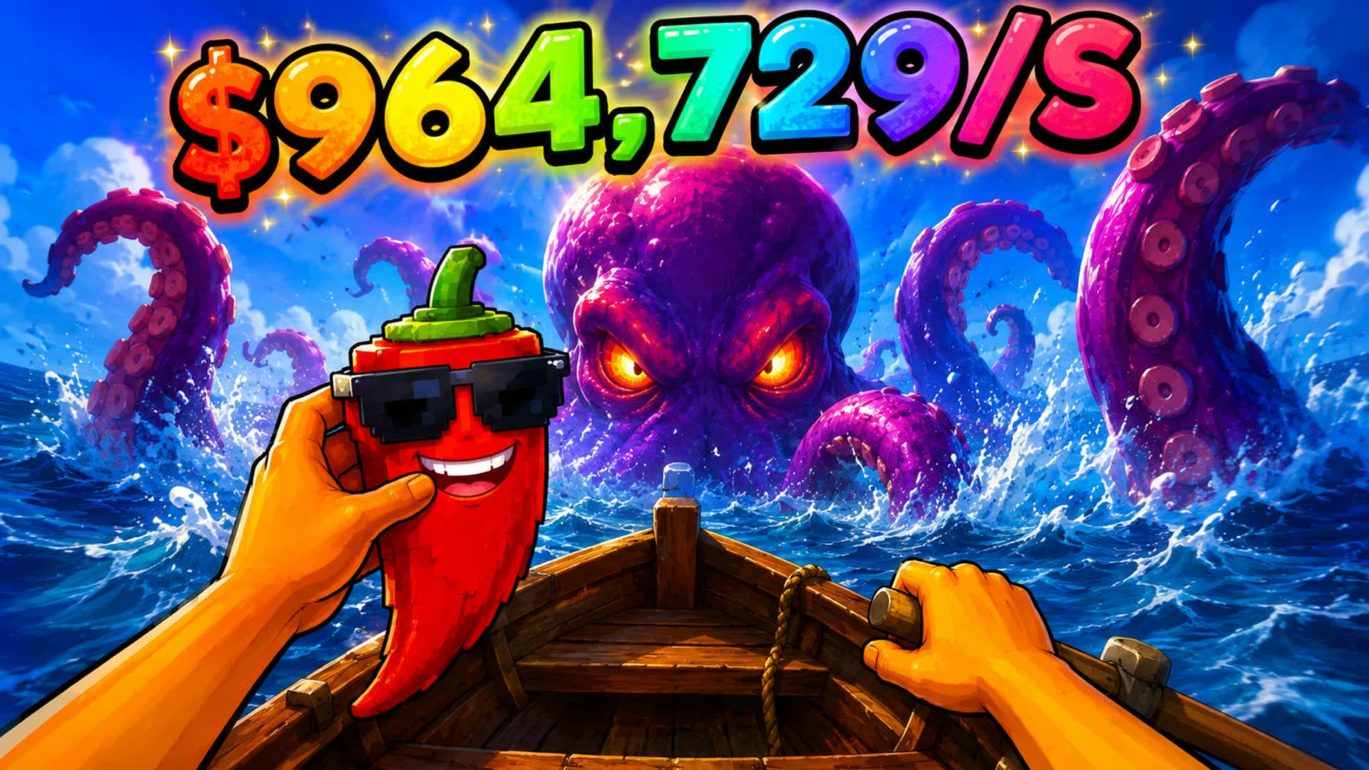 Escape kraken for brainrots [Tycoon]
