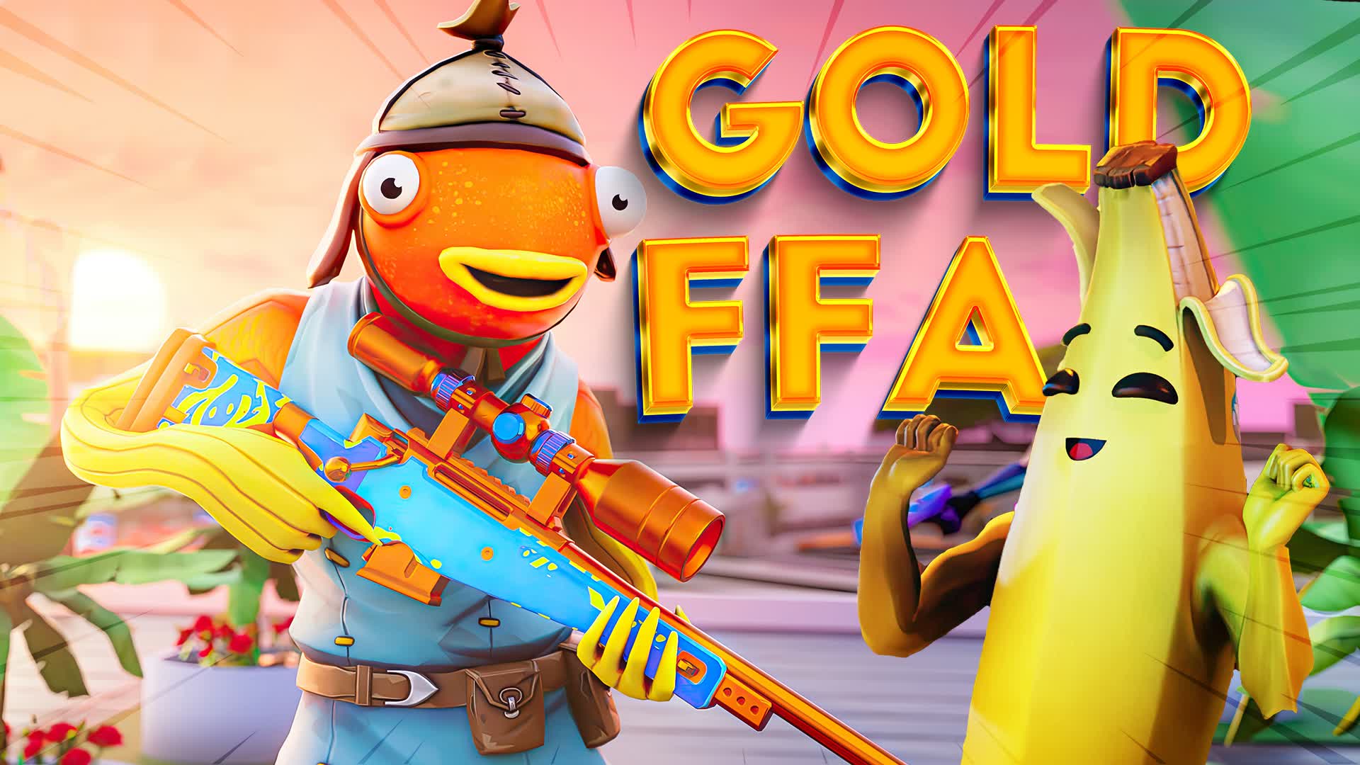 🏙️ FLOOD CITY FFA ALL GOLD GUNS 🔫 381811695558 by sevkem