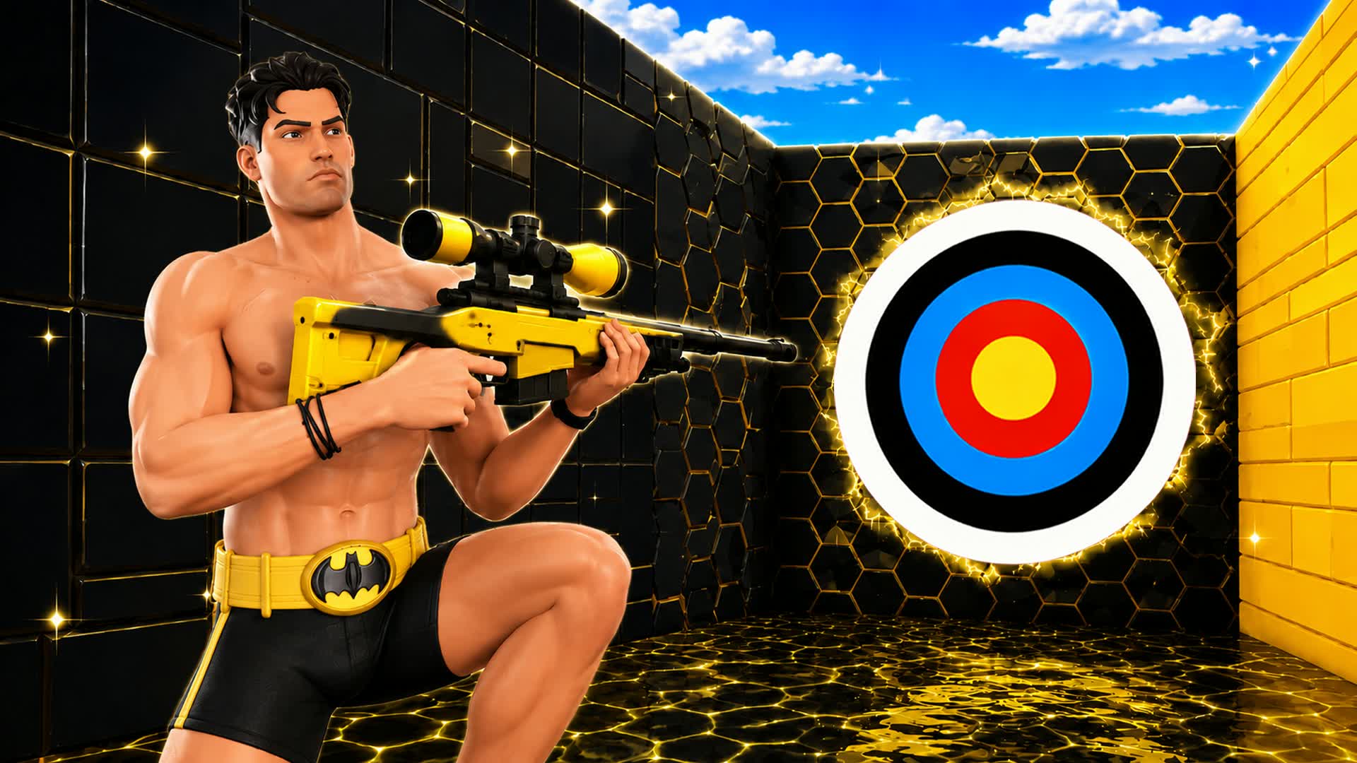 BATMAN TRICKSHOT PARKOUR TRICK