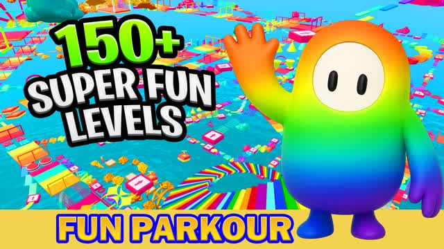 🌈MEGA FALL GUYS 150+ OBBY PARKOUR