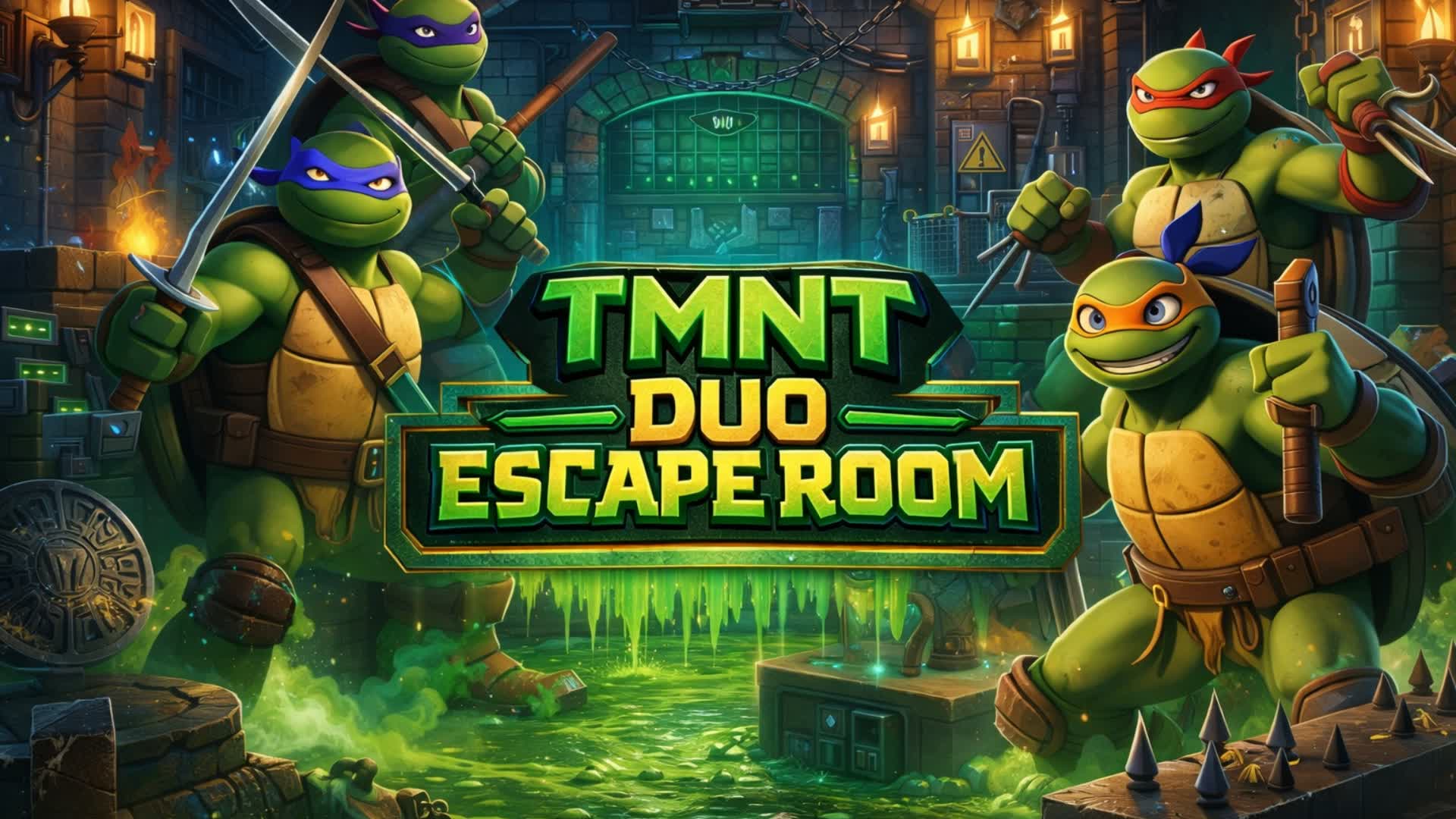 🐢TMNT DUO ESCAPE ROOM 🐢
