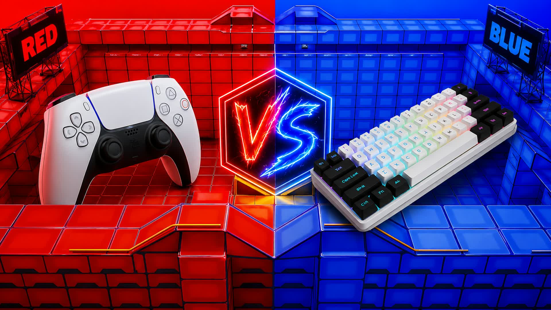 レッド vs ブルー 🔴🔵 GOTEDD