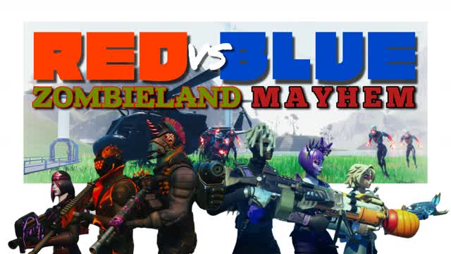 Capture 1 – 🔴RED VS 🔷BLUE 🧟‍♀️ZOMBIELAND 🎃MAYHEM