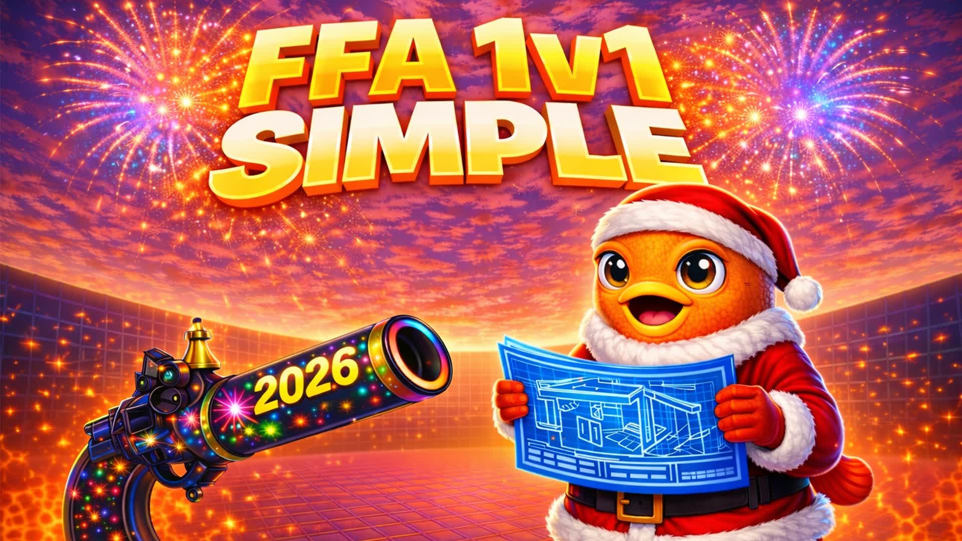 1v1 FFA SIMPLE🔥 🎉16 Players Max♾️