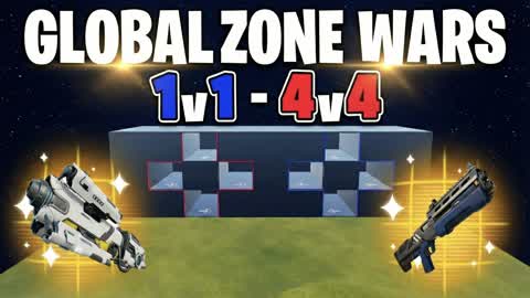 Global zone wars (1v1 to 4v4)