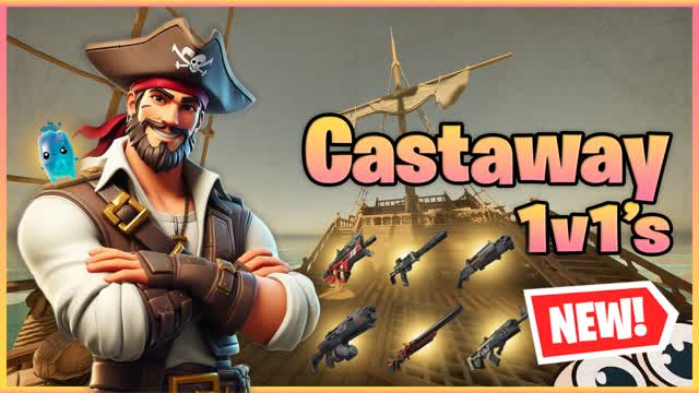 🏝️ Castaway 1v1s 🏝️ Chapter 6 Weapons!