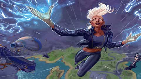 Free for all storm fight.