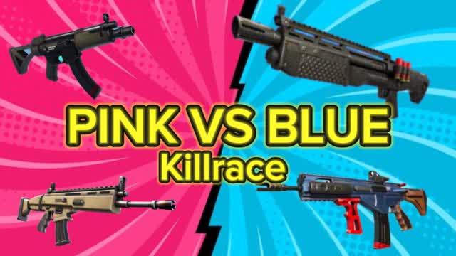 Pink vs blue killrace[secret weapons]
