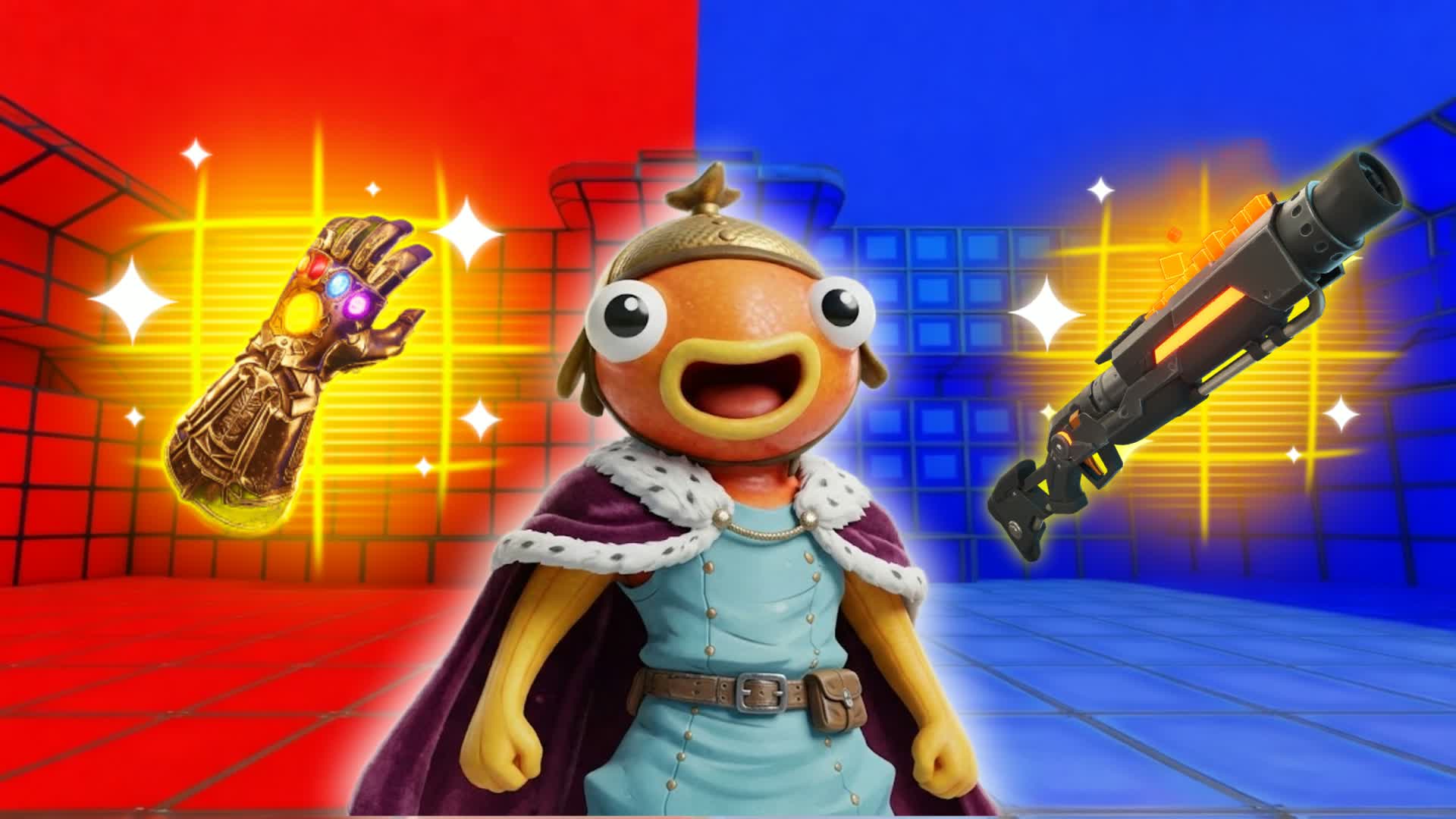 RED VS BLUE 🔴🔵 KING FISHSTICK!!