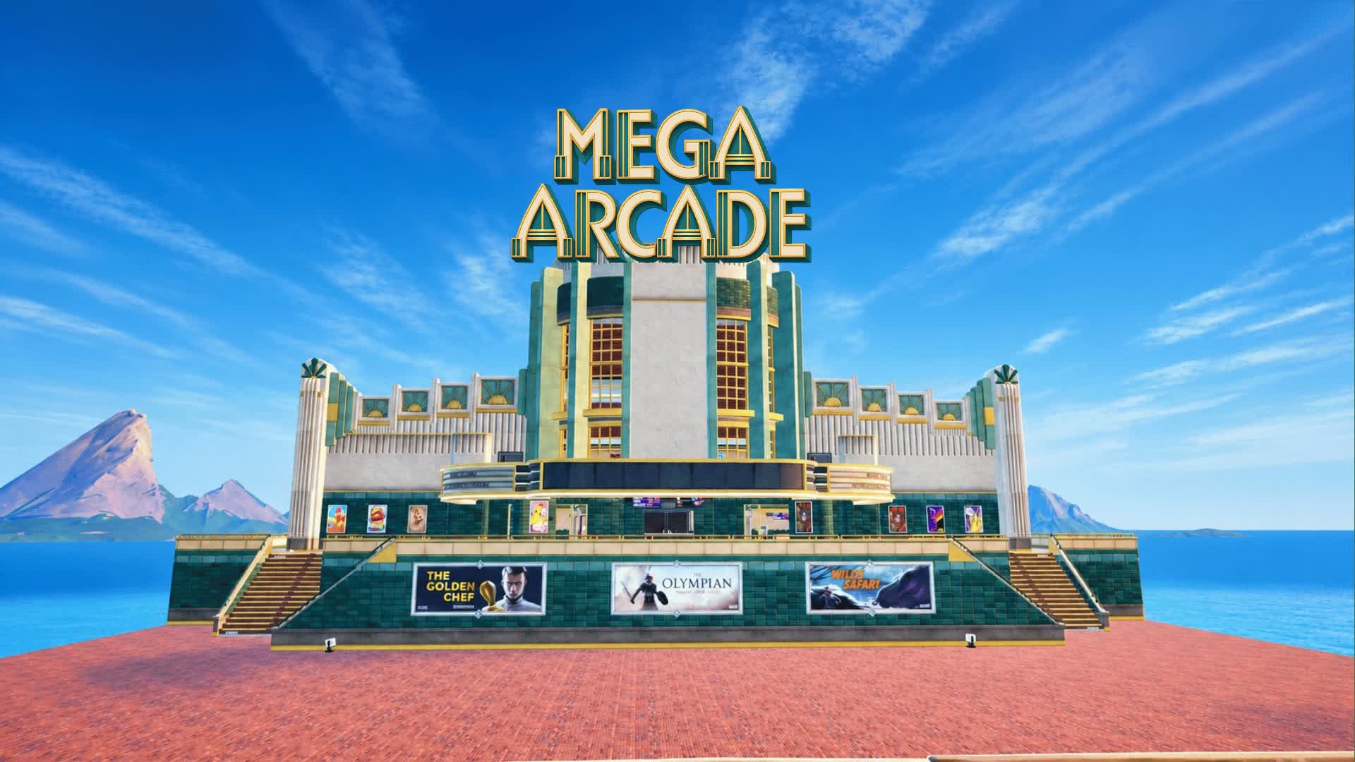 MEGA ARCADE — Fortnite island 0267-9863-8240 by Predathor179