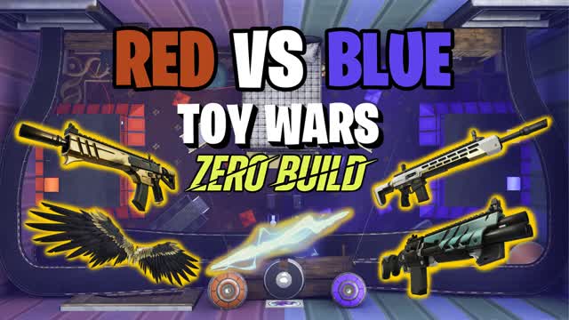 đŽRED VS đ”BLUE TOY WARS - ZERO BUILD