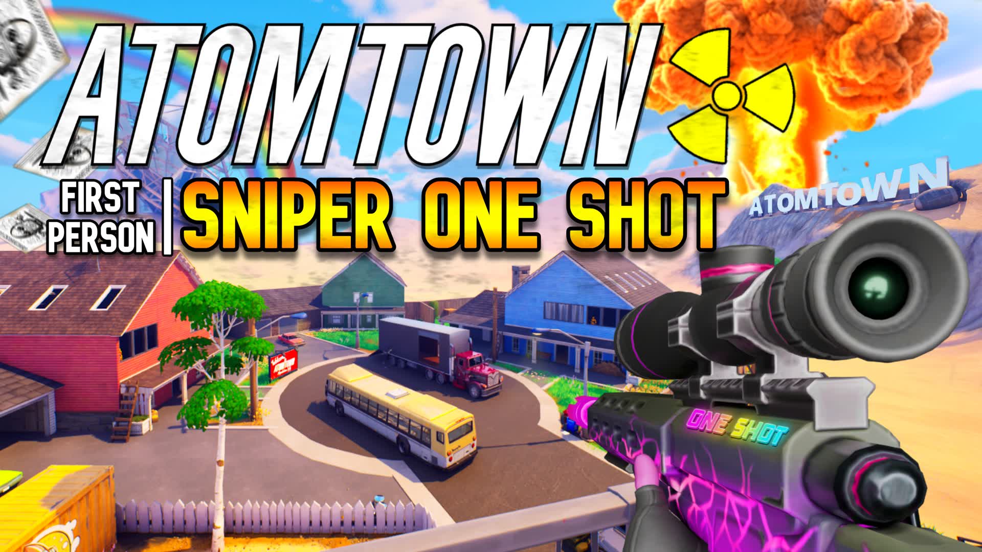 ATOM TOWN - First Person Sniper One Shot