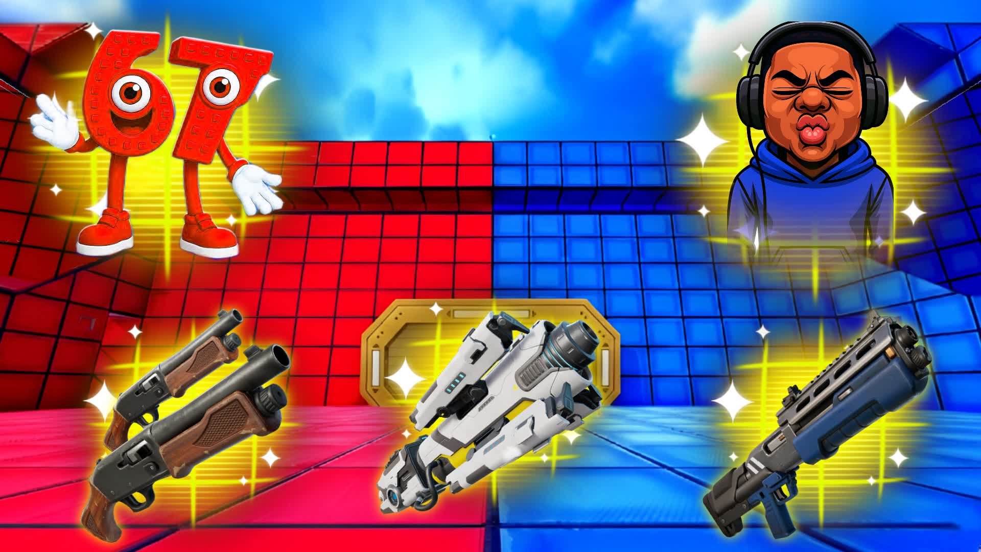 ULTRA RED VS BLUE 🔴🔵 FFA