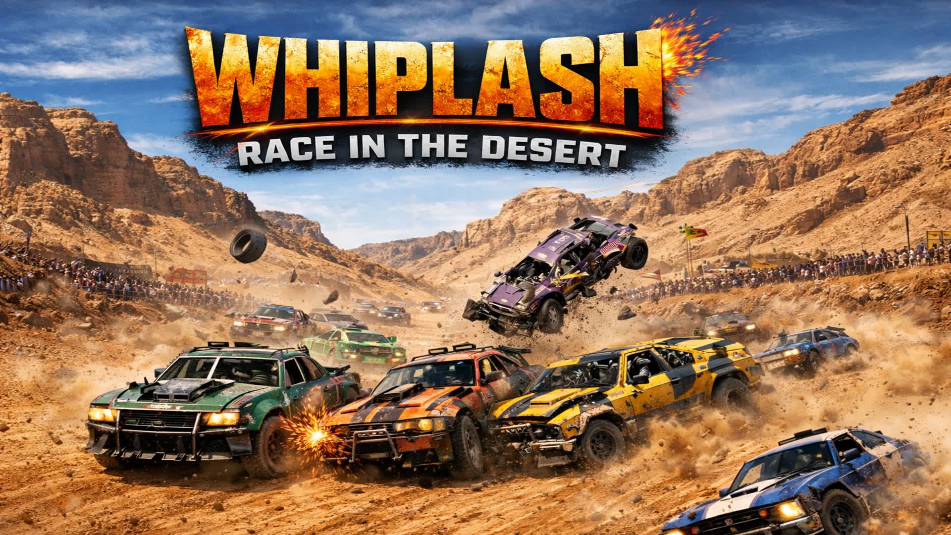 whiplash race in the desert